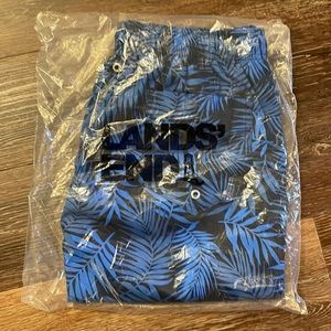 Land’s End Tropical print men’s bathing suit